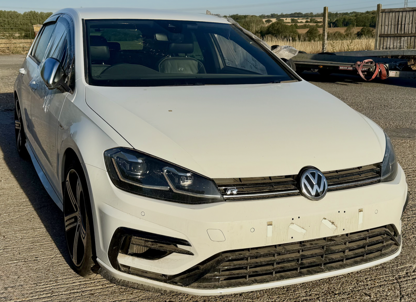 VW GOLF R MK7.5 COMPLETE FRONT END PACKAGE BUMPER BONNET HEADLIGHTS WINGS RADS
