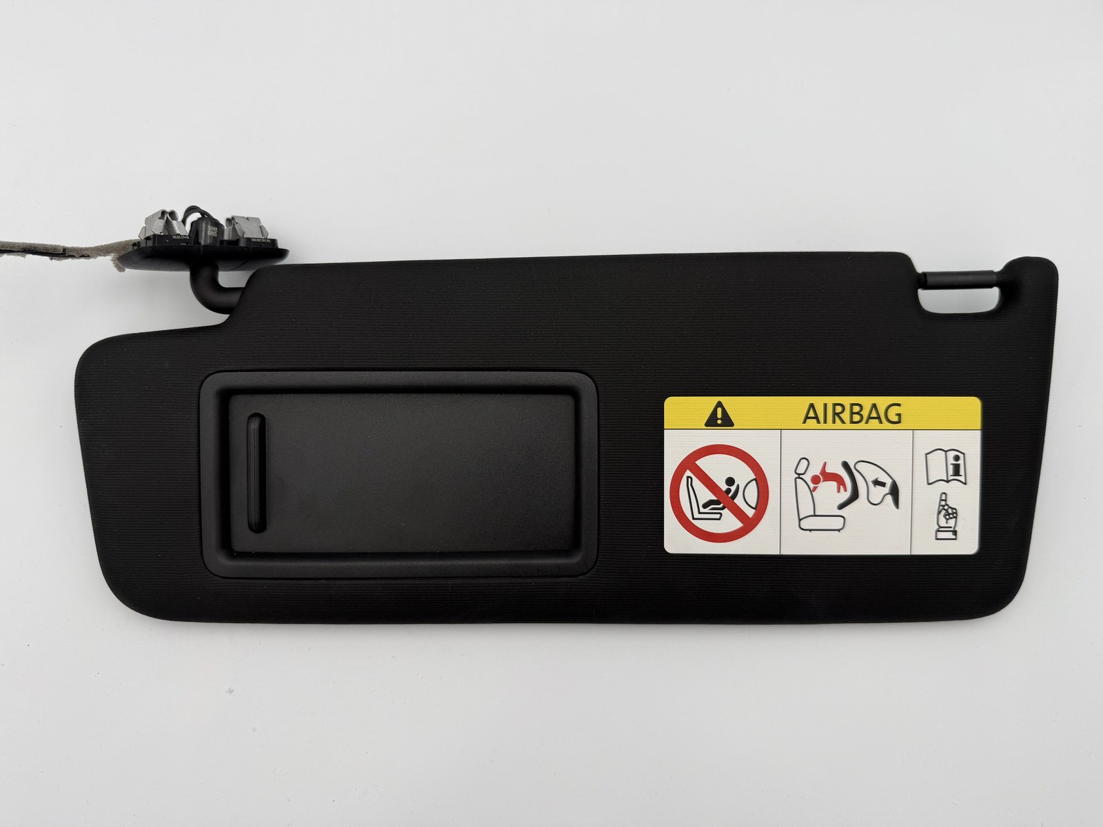 VW GOLF BLACK MK7 MK7.5 SUNVISOR PASSENGER LEFT 5G0857551AS