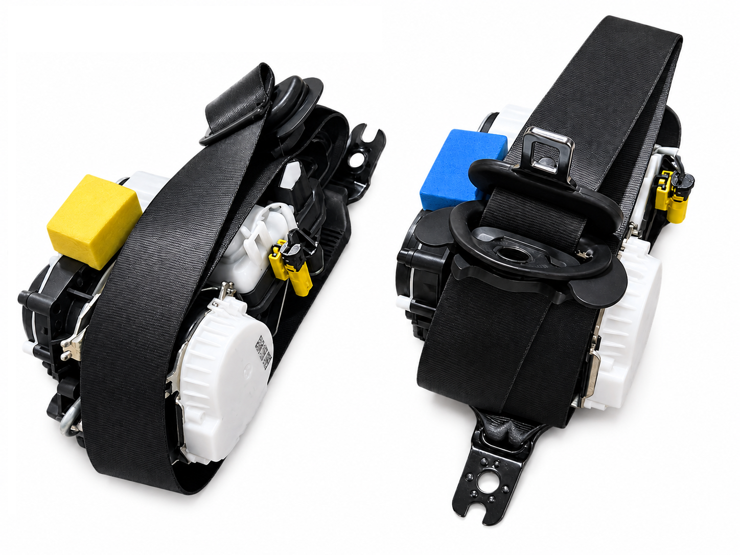 VW GOLF MK7 MK7.5 FRONT SEAT BELTS x2 PAIR  PASSENGER + DRIVERS 2012-2020 4 DOOR