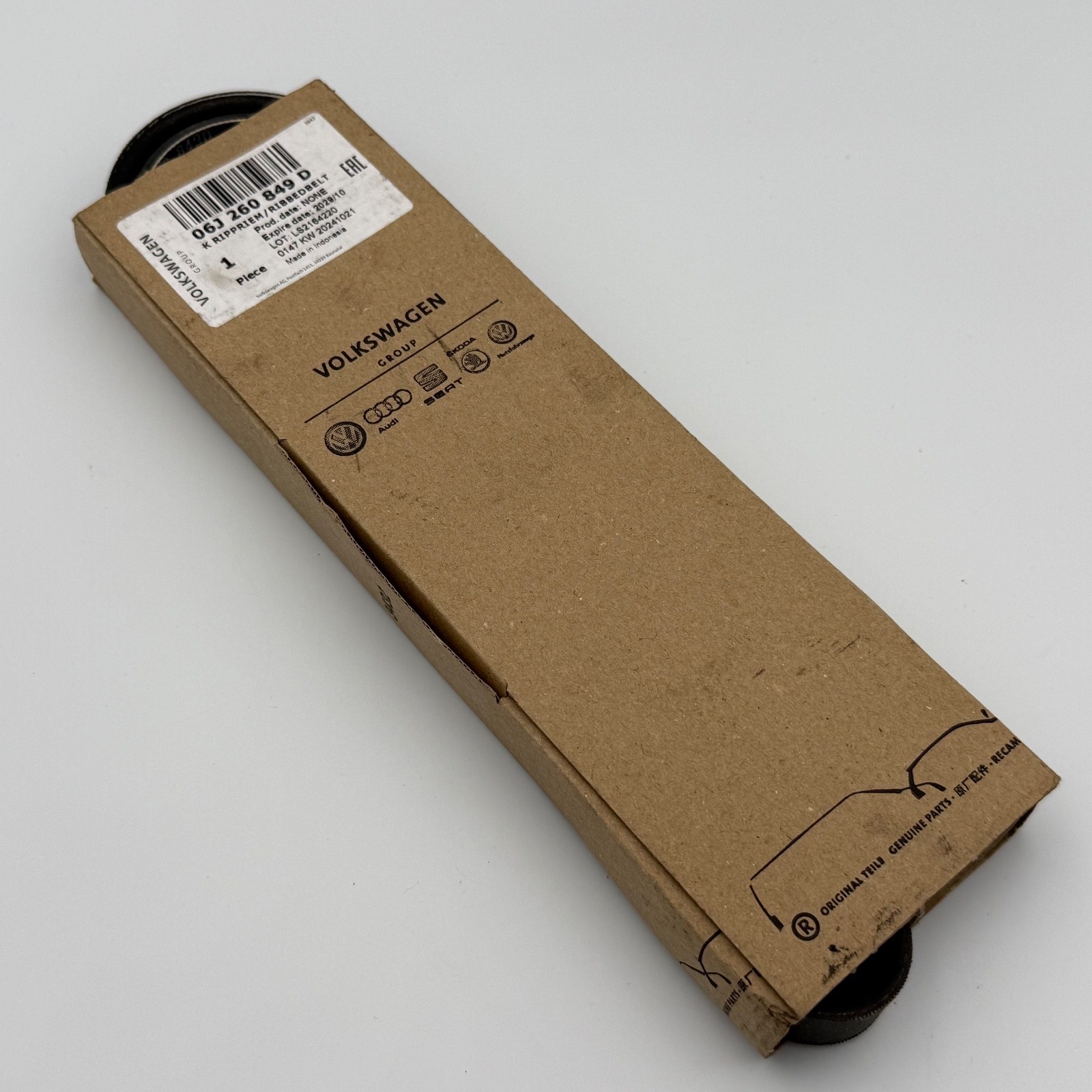 New Genuine VW Audi VAG Group Poly-V-Belt 06J260849D