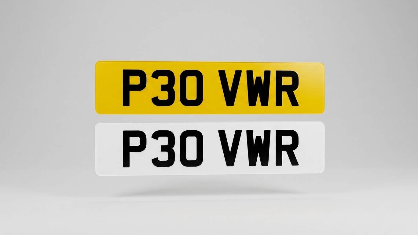 P30 VWR PRIVATE REGISTRATION CHERISHED PERSONALISED NUMBER PLATE ON RETENTION